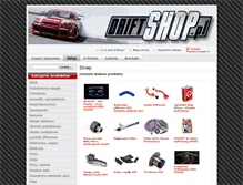 Tablet Screenshot of driftshop.pl